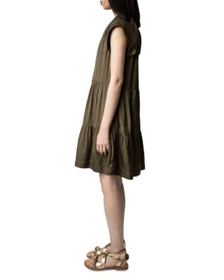 Rito Tiered Satin Dress