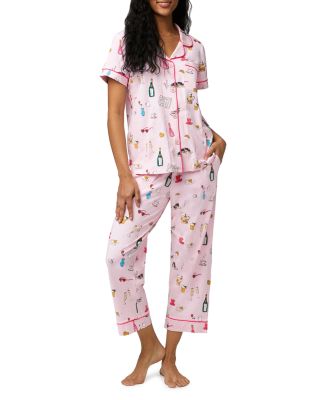 BedHead Pajamas - Let's Do Brunch Cropped Pajama Set