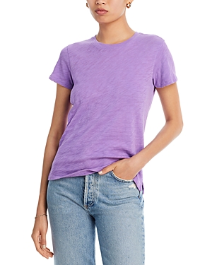 Atm Anthony Thomas Melillo Schoolboy Cotton Crewneck Tee In Bellflower
