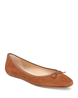 Shop Veronica Beard Women's Beatrix Slip On Bow Ballet Flats In Hazelwood