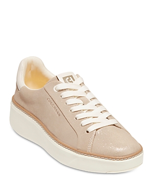 COLE HAAN WOMEN'S GRANDFAM TOPSPIN LACE UP LOW TOP SNEAKERS
