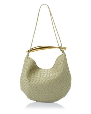 Medium Sardine Intrecciato Leather Shoulder Bag