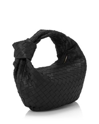 Teen Jodie Intrecciato Leather Top Handle Bag