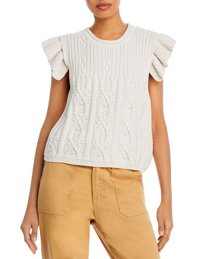 Flutter on sale sleeve sweater