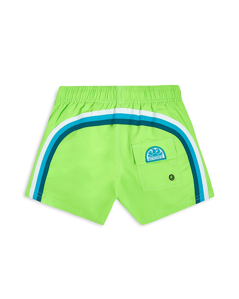 Sundek Kids Fluorescente Costume Da Bagno Per Bambini In Fluo Green