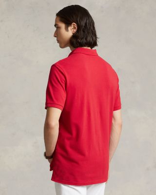 Custom Slim Fit Mesh Polo Shirt