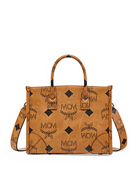 Mcm Mode Travia Leather Multi Shoulder Bag In Cognac