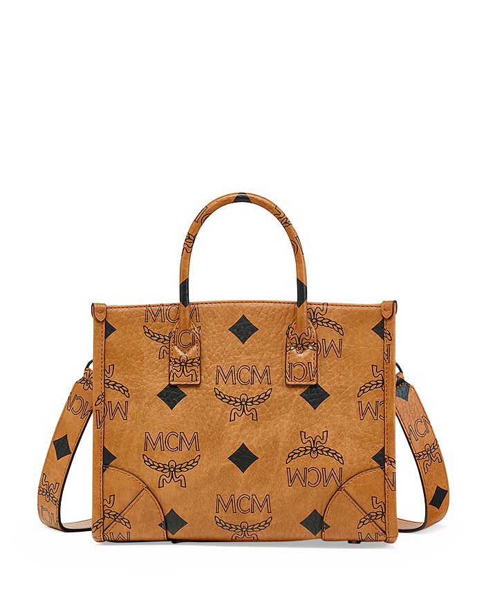 Mcm Monogram Visetos Chain Tote Bag