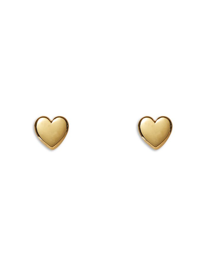 Lele Sadoughi Mini Heart Stud Earrings in 14K Gold Plated | Bloomingdale's