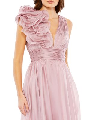  Sleeveless Chiffon A-Line Tea Length Cocktail Dress
