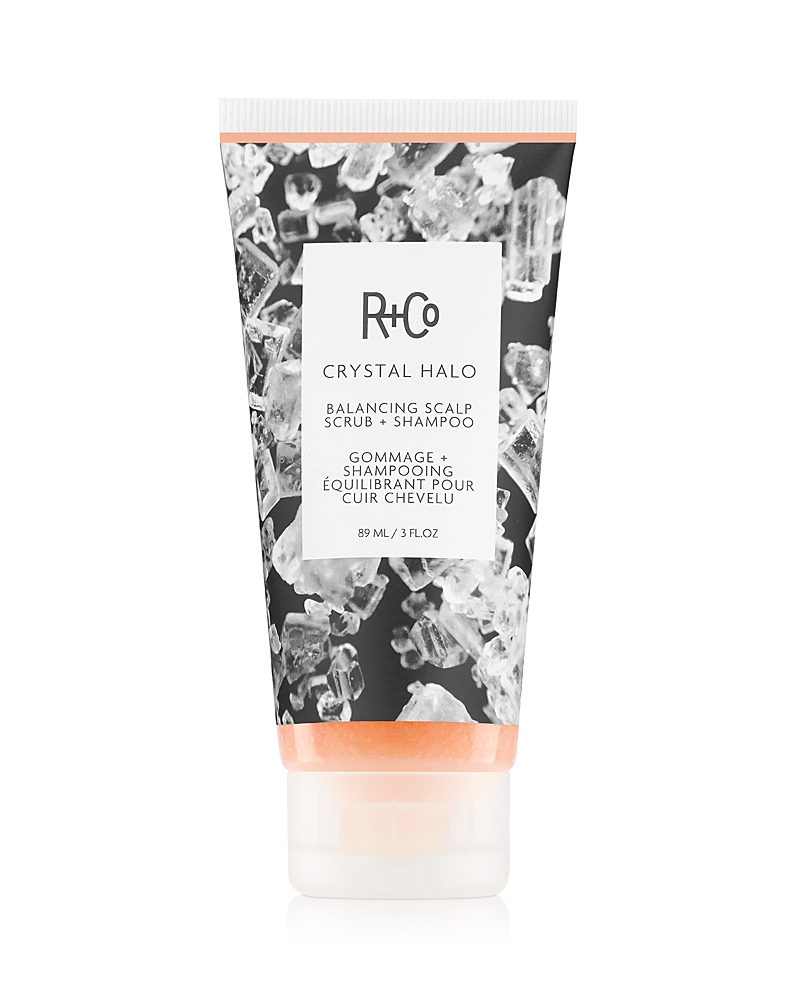R And Co Crystal Halo Balancing Scalp Scrub + Shampoo 3 Oz.