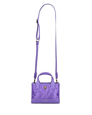 Kurt Geiger Micro Square Crossbody Tote Bag In Medium Purple