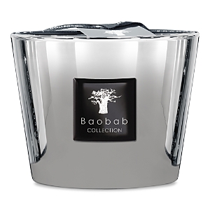 Shop Baobab Collection Max 10 Les Exclusive Platinum Candle In Silver
