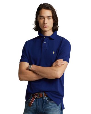 Polo Ralph Lauren Cotton Mesh Custom-fit Polo Shirt In