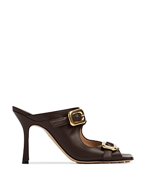 Bottega Veneta Stretch Slide Sandal In Cognac