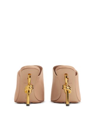 Women's Knot Slip On High Heel Sandals