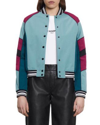 The Kooples Color Blocked Jacket | Bloomingdale's