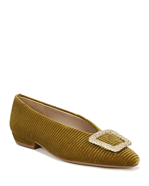 SAM EDELMAN WOMEN'S JANINA SLIP ON EMBELLISHED FLATS