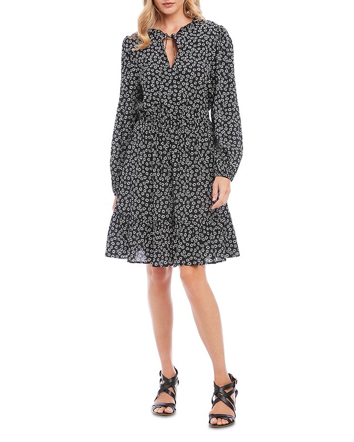 Karen Kane Long Sleeved Tiered Dress Bloomingdale's
