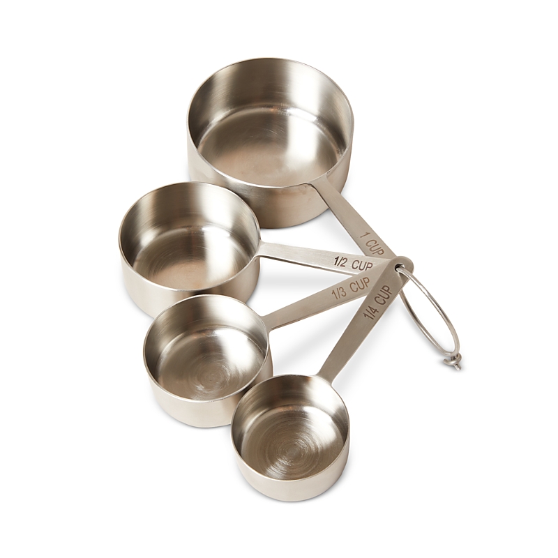 Farmhouse Pottery Stowe Measuring Cup Set In Silver