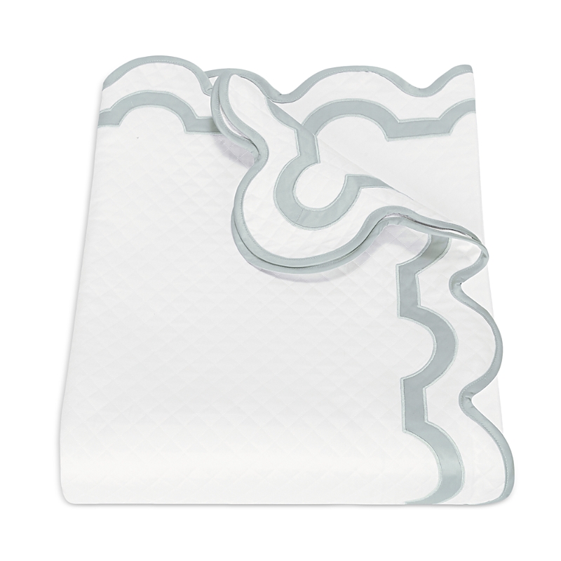 Matouk Mirasol Matelasse Coverlet, Full-queen In Pool