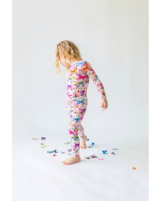 Girls' Butterfly Print Pajama Set - Baby, Little Kid