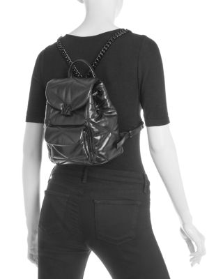 Black MCM Travia Leather Mini Quilted Backpack Mcm Mini Quilted Backpack - Black - 10% Off | Editorialist main image 2