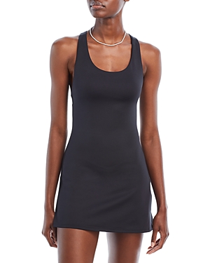 Shop Alo Yoga Airlift Fly Dress In Black