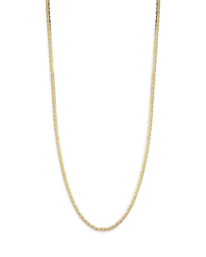 Shop Milanesi And Co 18k Yellow Gold On Sterling Silver 4mm Mariner Link Chain Necklace, 20
