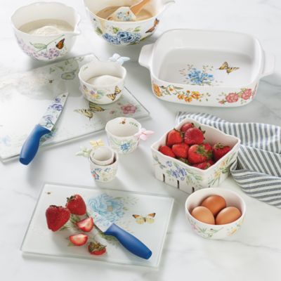 Butterfly Meadow Small Glass Cutting Board