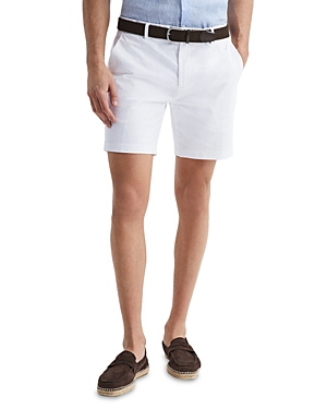 Shop Reiss Wicket Casual Chino Shorts In White