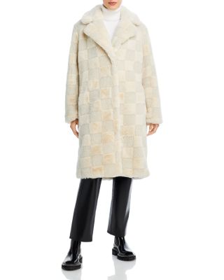 Apparis Tikka Checkerboard Coat | Bloomingdale's