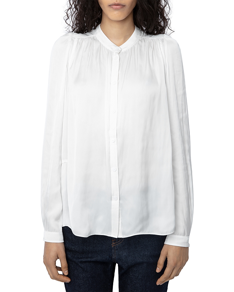 Zadig & Voltaire Tchin Satin Blouse