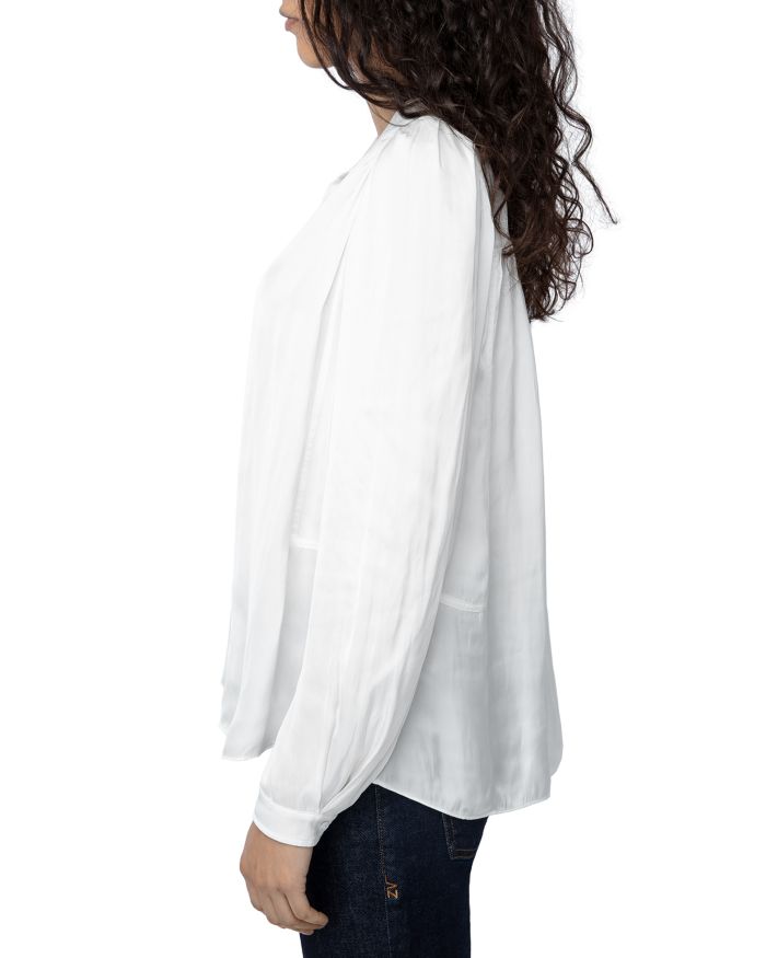Tchin Satin Blouse