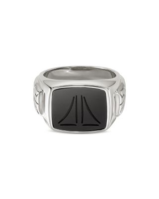 Sterling Silver Onyx Signet Ring