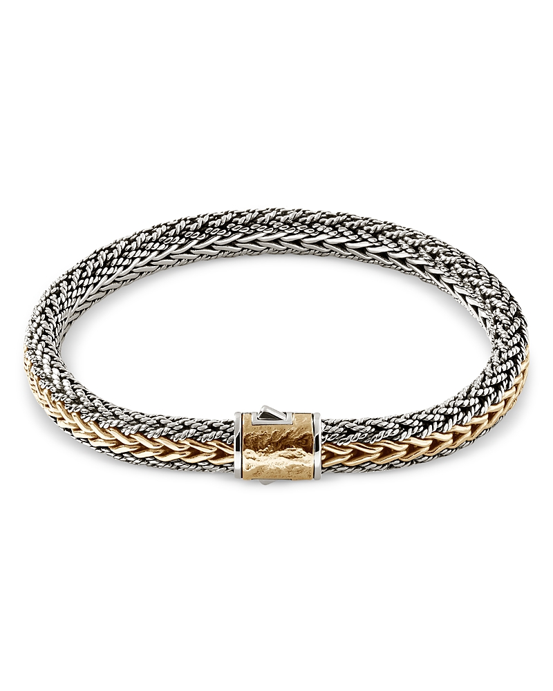 John Hardy Men's 18K Yellow Gold & Sterling Silver Icon Bracelet, 8mm
