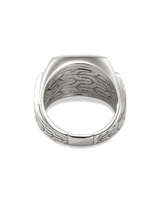 Sterling Silver Onyx Signet Ring