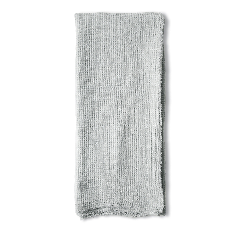 Pom Pom At Home Venice Oversized Linen Throw Blanket In Ocean