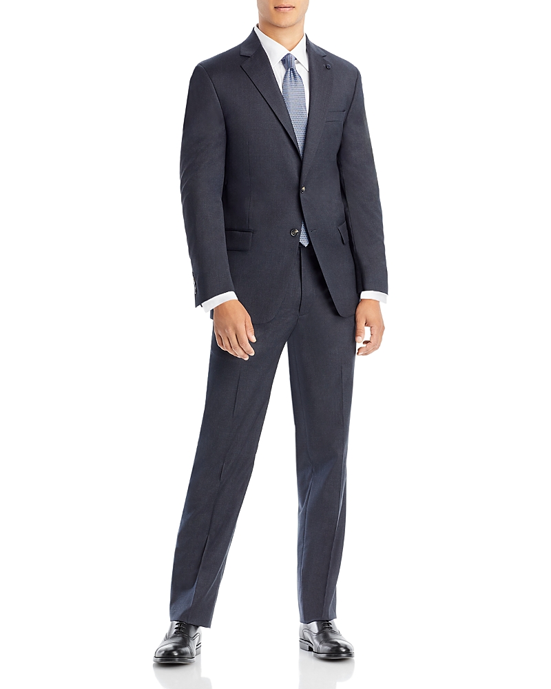 Hart Schaffner Marx New York Classic Fit Solid Stretch Wool Suit In Charcoal