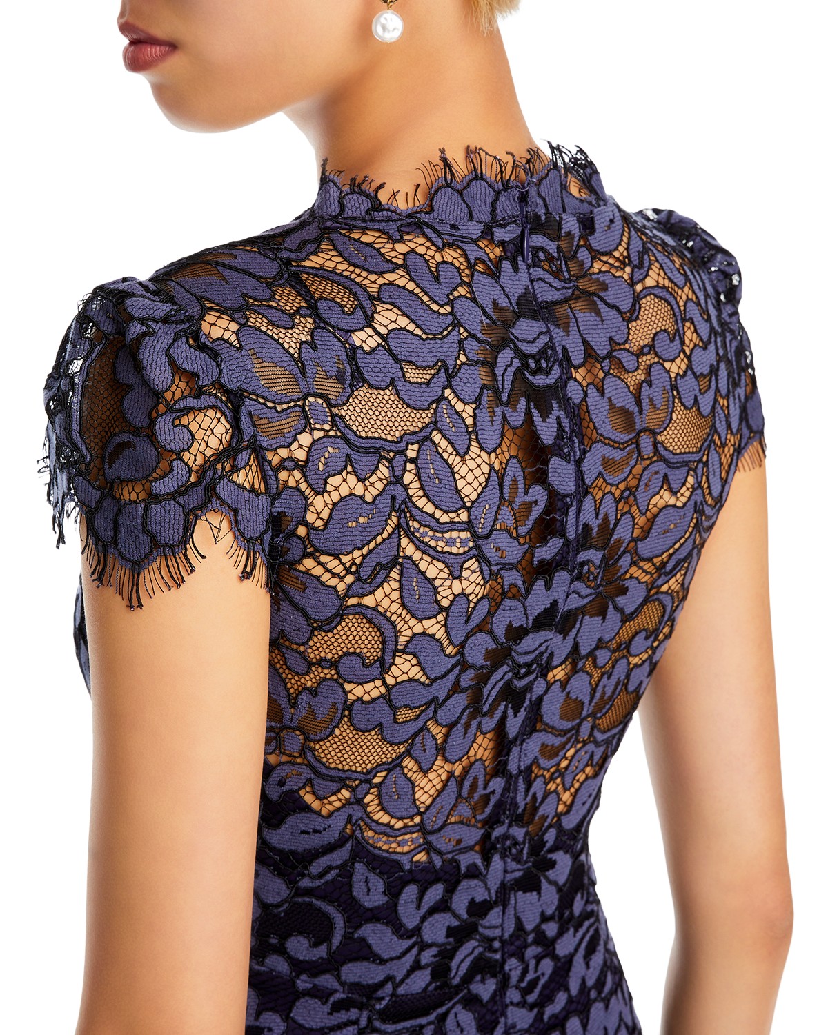Scalloped-Edge Lace Gown - Exclusive