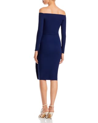 Silveria Off The Shoulder Bodycon Dress - Exclusive