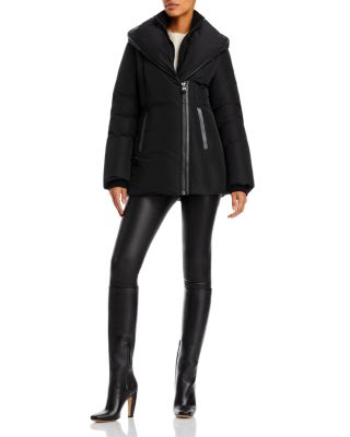 Adali Asymmetric Hooded Coat