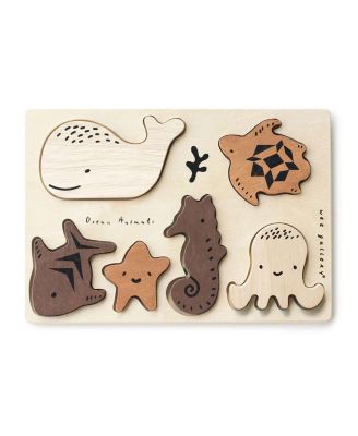 Wee Gallery Wee Gallery Wooden Tray Puzzle - Ocean Animals