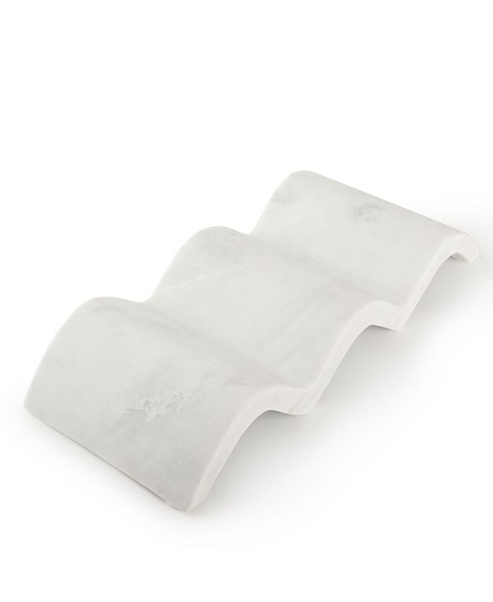 GAURI KOHLI Georgia Marble Wine Bottle Holder