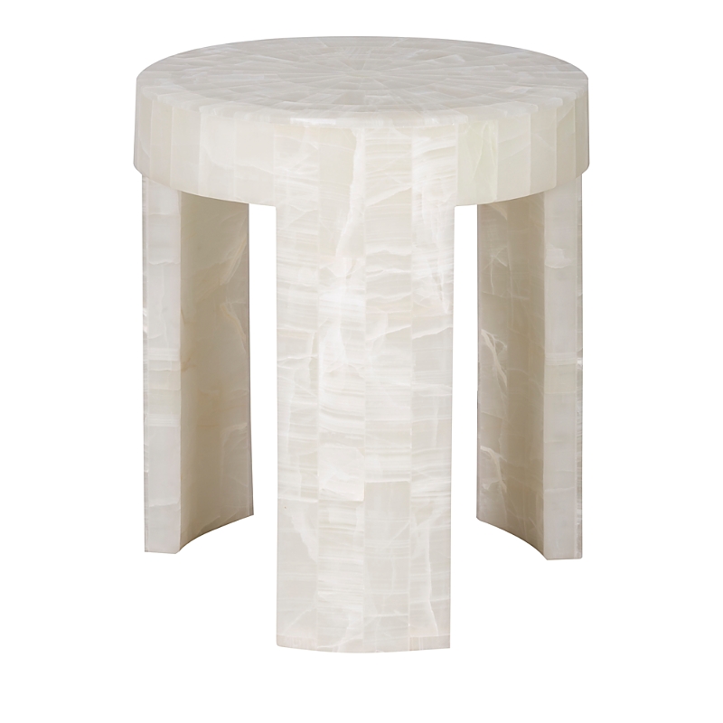 Vanguard Furniture Meridian Round End Table In Cloud Onyx