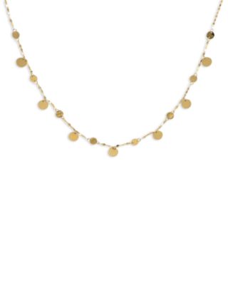 Bloomingdale's Fine Collection - 14K Yellow Gold Circle Station Necklace, 18"