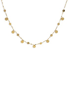 Bloomingdale's - 14K Yellow Gold Circle Station Necklace, 18"