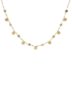 Bloomingdale's 14k Yellow Gold Circle Station Necklace, 18