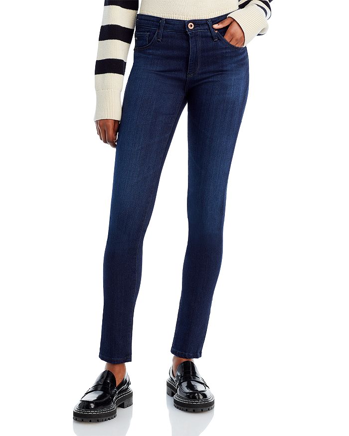 Ag Prima Mid Rise Cropped Cigarette Jeans In Valley