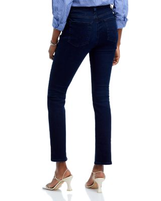 Mari Mid Rise Slim Straight Jeans